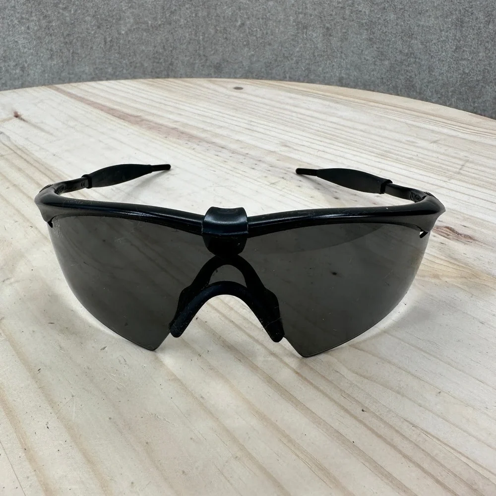 RARE Oakley SI Ballistic M Frame 1.0 Sunglasses OS Black Original Shield Wrap